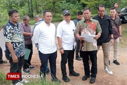 Kementerian PU dan Bupati Majalengka Tinjau Lokasi Rencana Pembangunan SOR Baribis